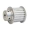B&B Manufacturing 36-3P15-6FA3, Timing Pulley, Aluminum, Clear Anodized,  36-3P15-6FA3 - alternate 1